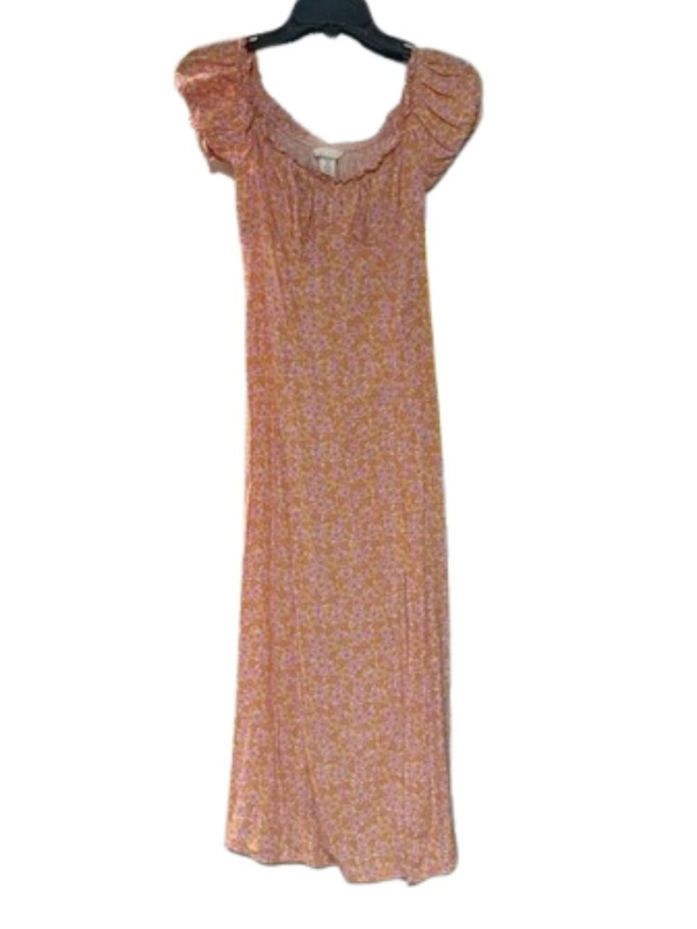 H&M Flora Puff-Sleeved Dress Size S